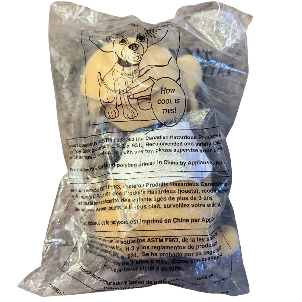 New Sealed 2000’s Talking Taco Bell Chihuahua Dog 
Tested & Works